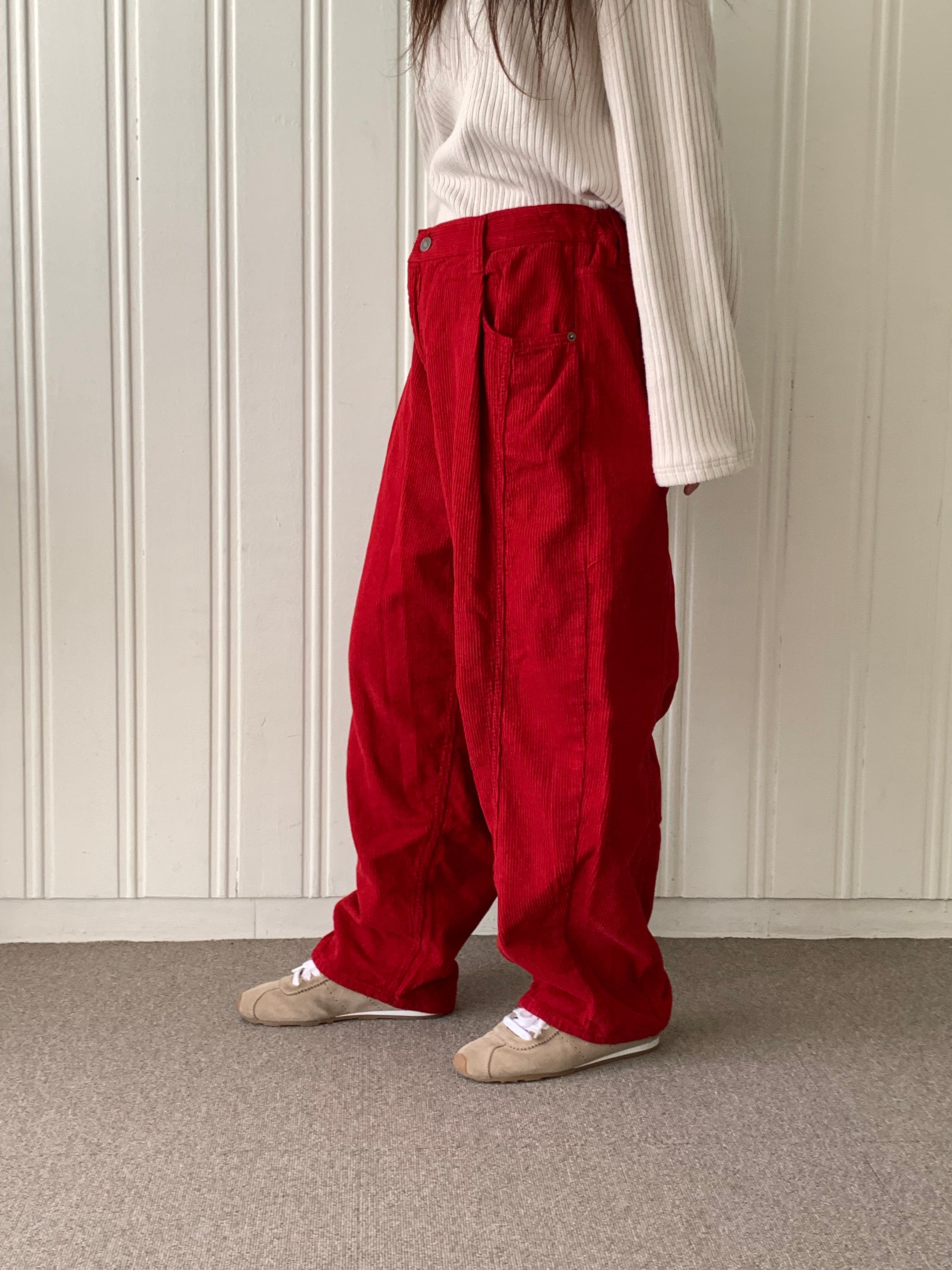 Premium Wide Corduroy Pants — Made in Korea