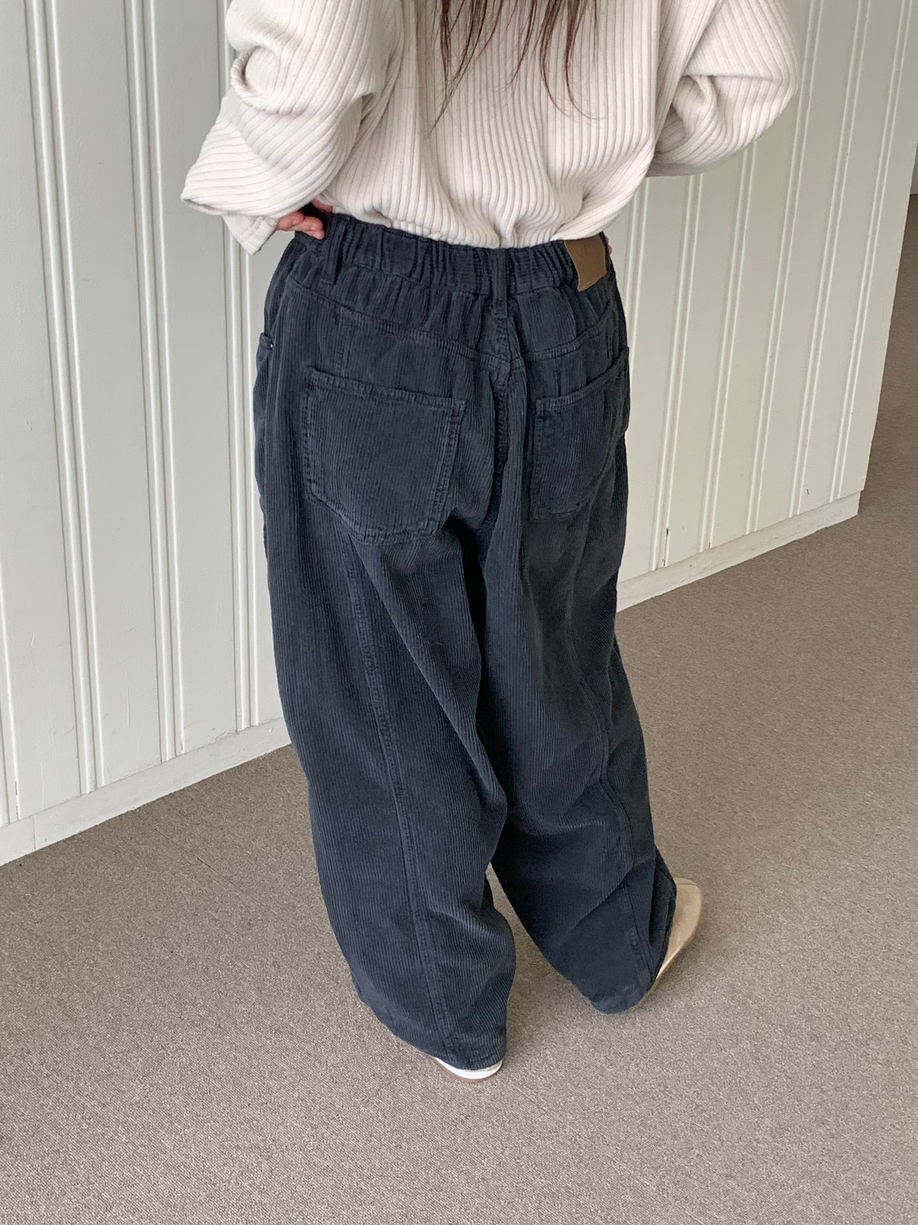 Premium Wide Corduroy Pants — Made in Korea