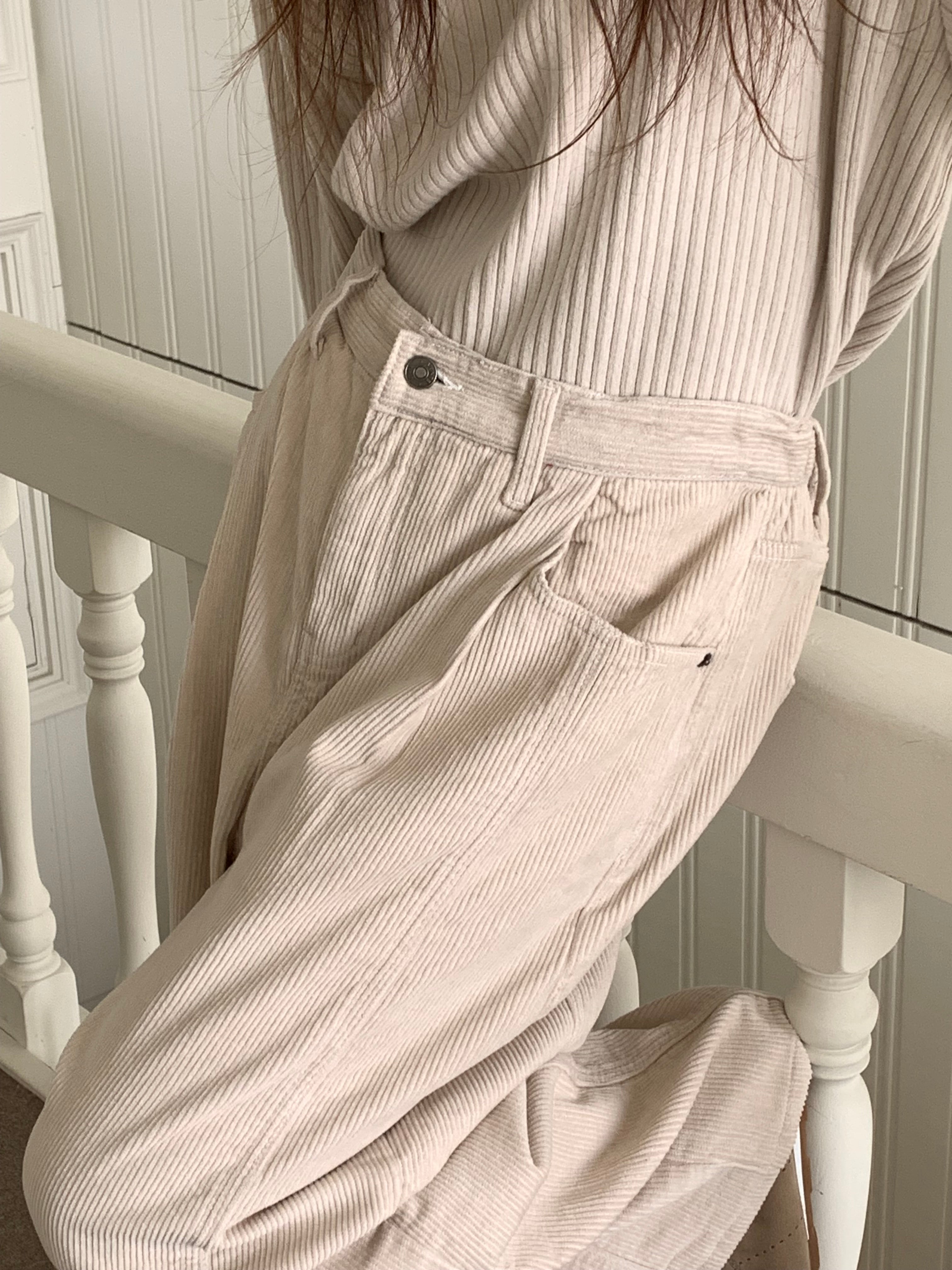 Premium Wide Corduroy Pants — Made in Korea