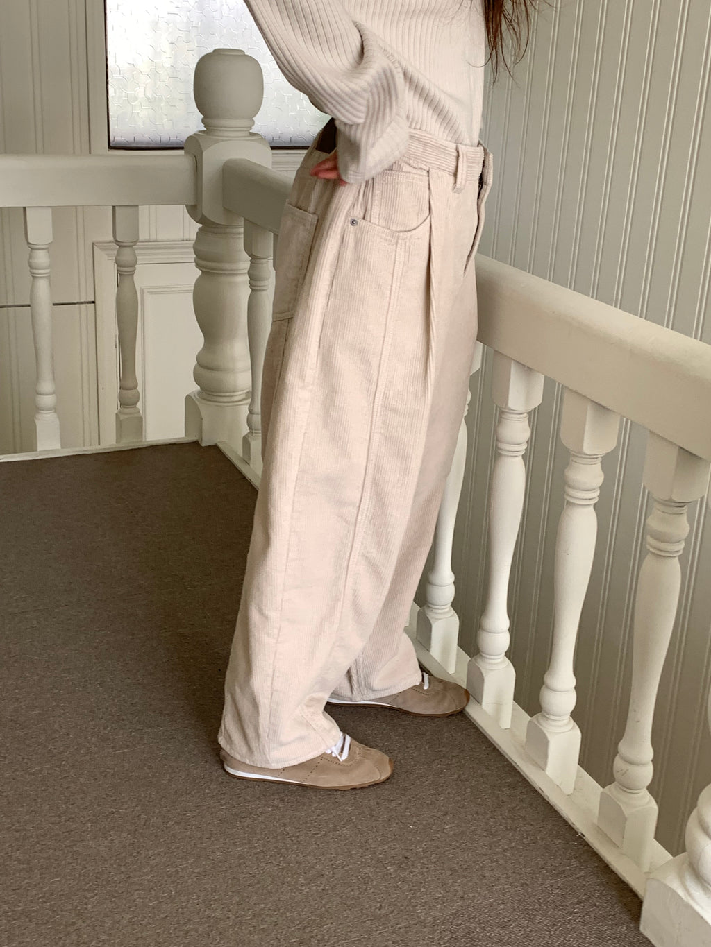 Premium Wide Corduroy Pants — Made in Korea