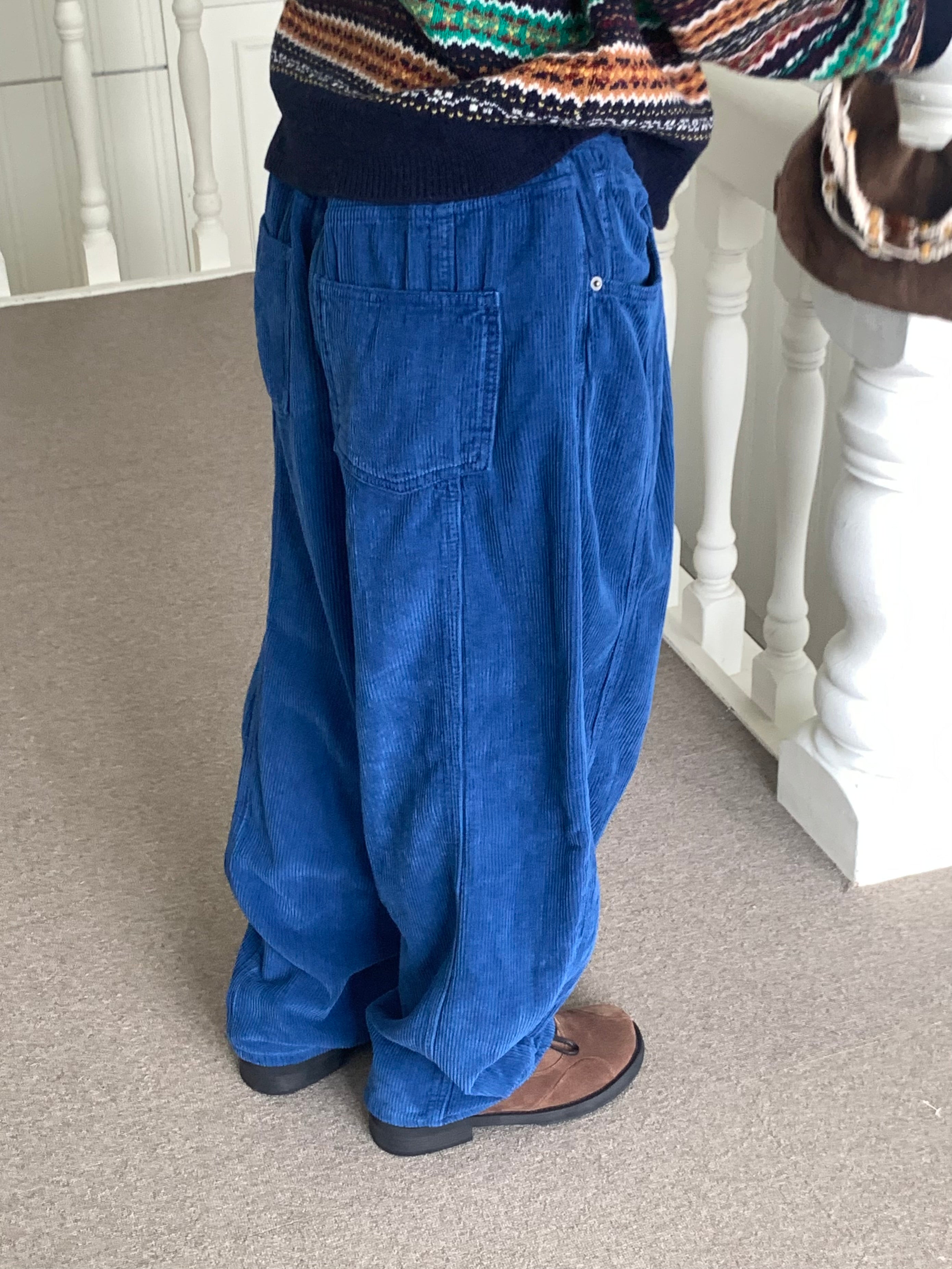 Premium Wide Corduroy Pants — Made in Korea