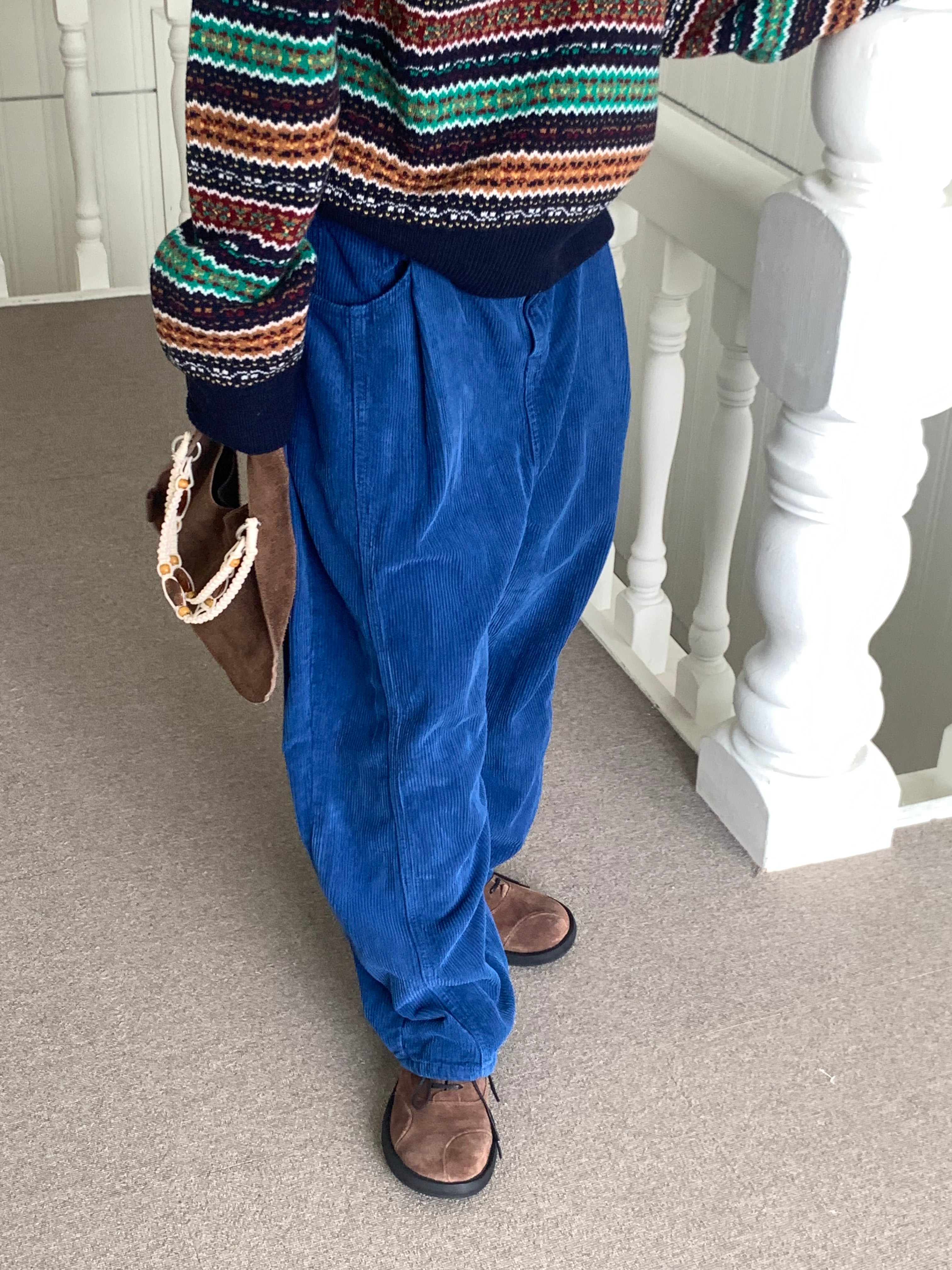 Premium Wide Corduroy Pants — Made in Korea