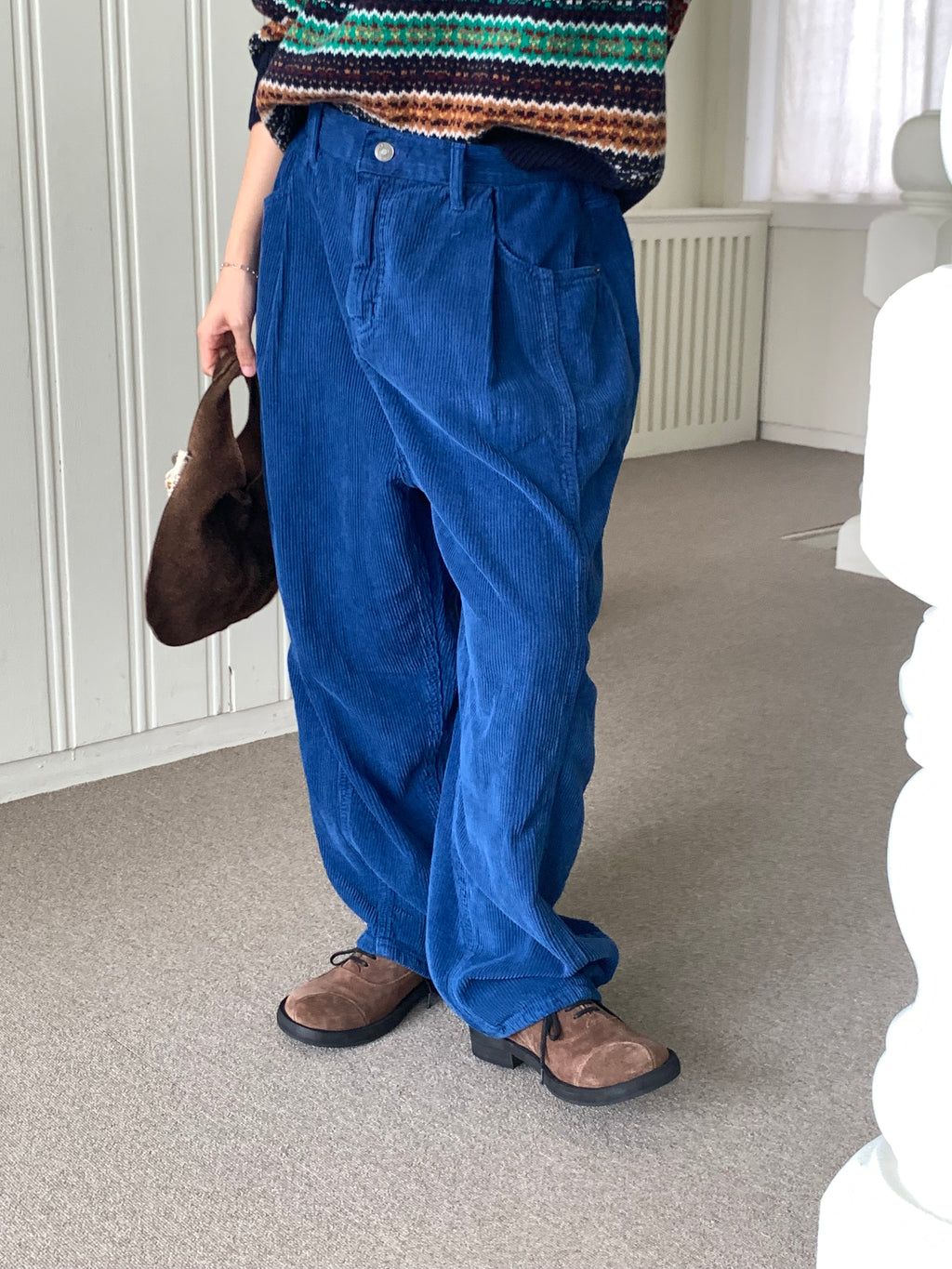 Premium Wide Corduroy Pants — Made in Korea