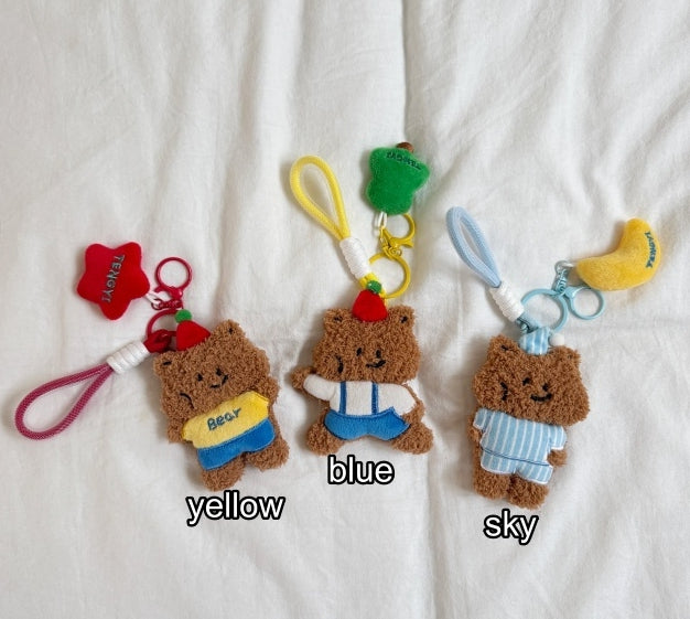 Lulu Teddy Trio Keyring Collection