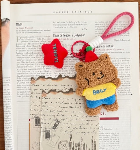 Lulu Teddy Trio Keyring Collection