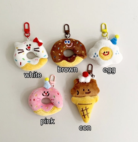 Soft Dessert Friends Bag Charms