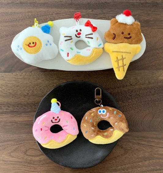 Soft Dessert Friends Bag Charms