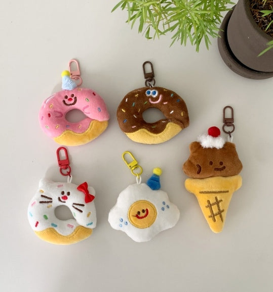 Soft Dessert Friends Bag Charms