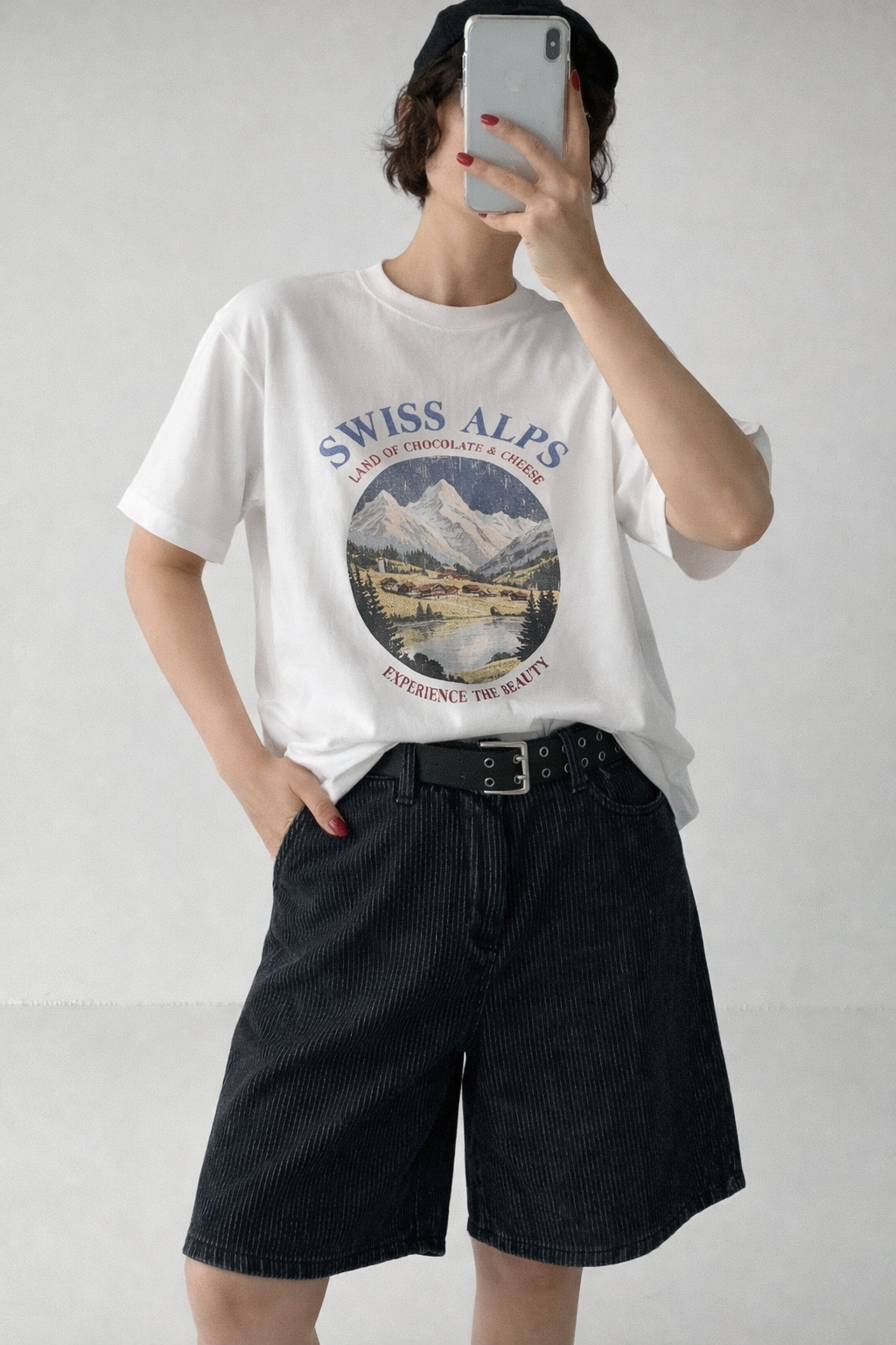Swiss Alps Vintage Graphic Tee - Luckyplanetusa