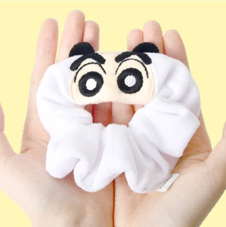Crayon Shin-chan Embroidered Plush Scrunchie - Luckyplanetusa