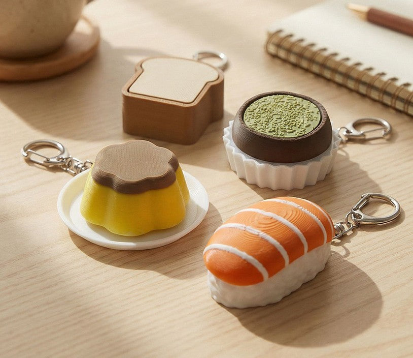 YumYum Dessert Clicker Keychain- Stress Relief Fidget Toy-Random