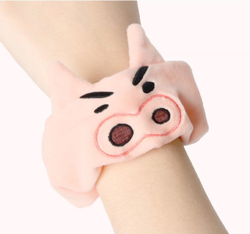 Crayon Shin-chan Embroidered Plush Scrunchie - Luckyplanetusa