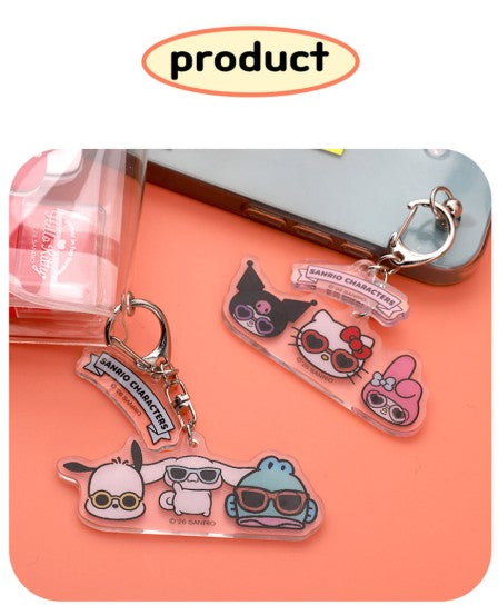 Sanrio Lenticular Acrylic Keyring - Luckyplanetusa