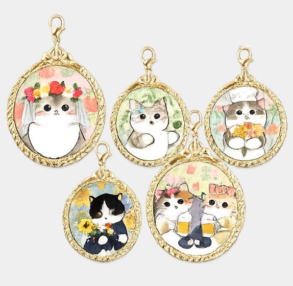 Mofusand Metal Frame Keychain (Gacha Edition)- Random - Luckyplanetusa