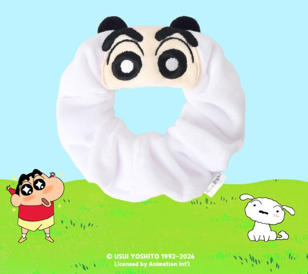 Crayon Shin-chan Embroidered Plush Scrunchie