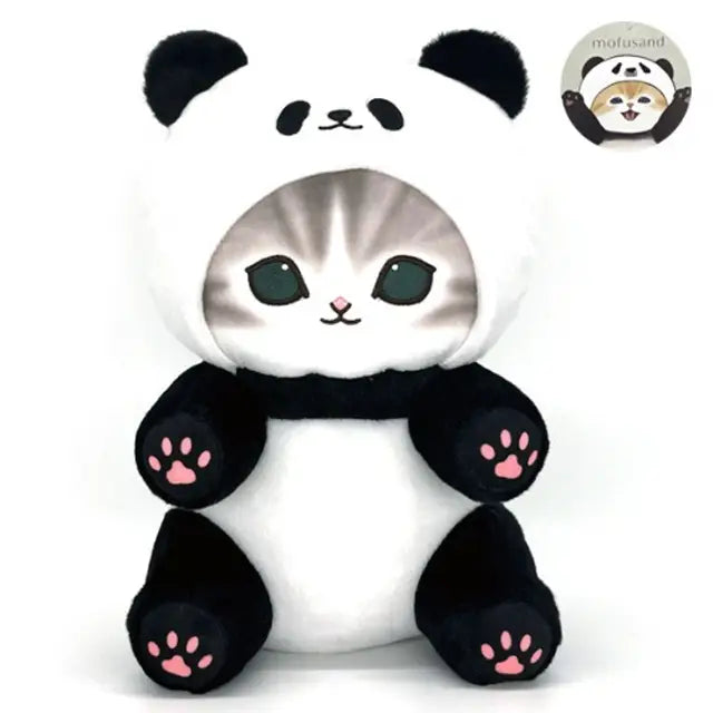 Mofusand BIG Plush – Panda Cat & Red Panda Cat (30cm)