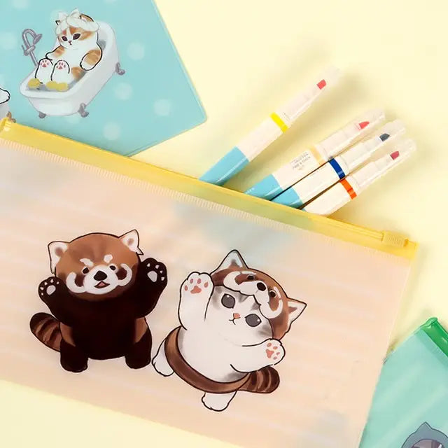 Mofusand illust Milky Pouch Pencil Case