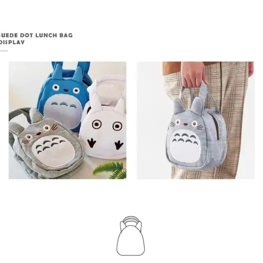 Totoro Multi Tote Bag/ Luch Bag