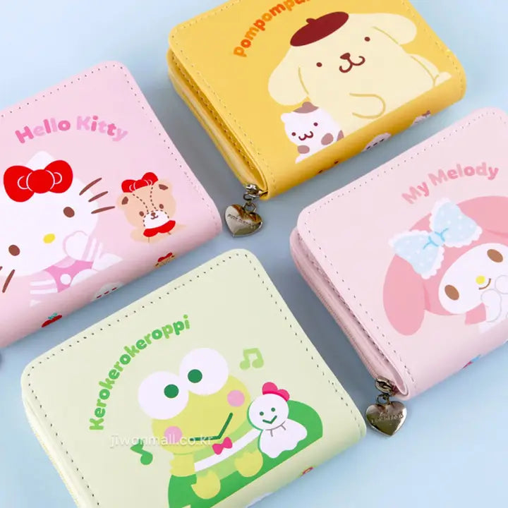 Sanrio Characters illust Multi Wallet Purse, Card Holders