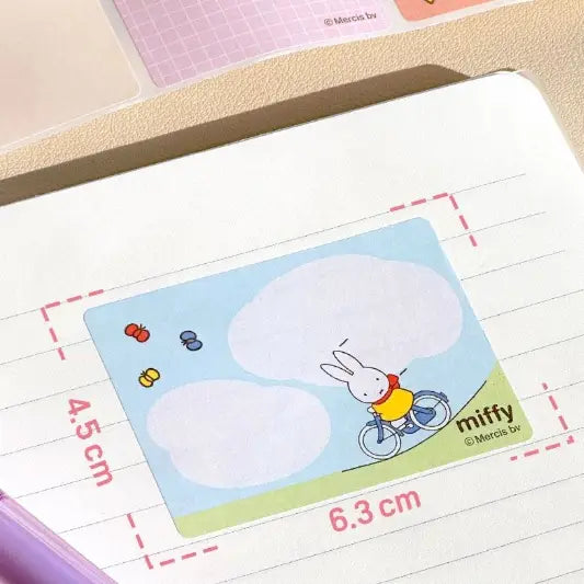 Miffy Pull-Out Sticky Memo Notes – 120 Sheets
