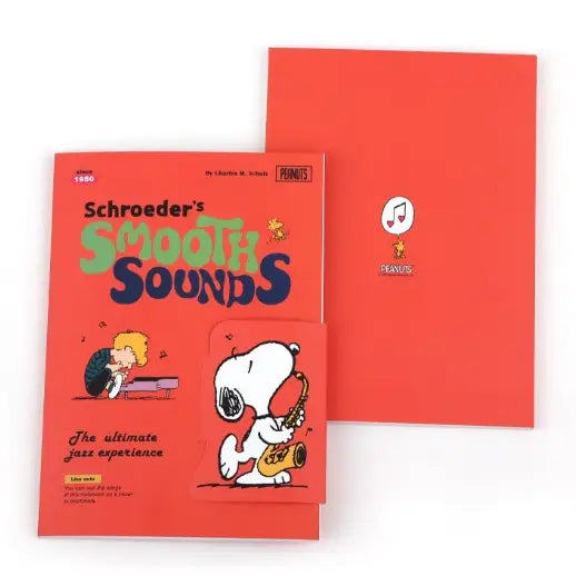 Peanuts Snoopy Tab-Cover Lined Notebook – A5 Size