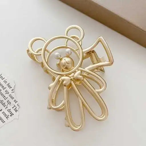 LISA  Metal Bear, Rabbit Shape Hair Clip Claws Pins (SALE)
