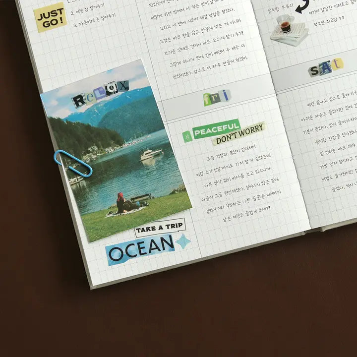 Magazine Collage Kiss Cut Tape – Alphabet & Words