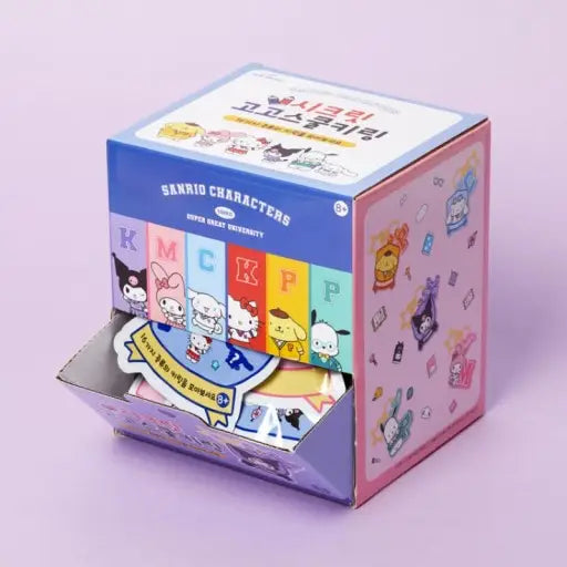 Sanrio Varsity School look style keyring Random Zipper Charm