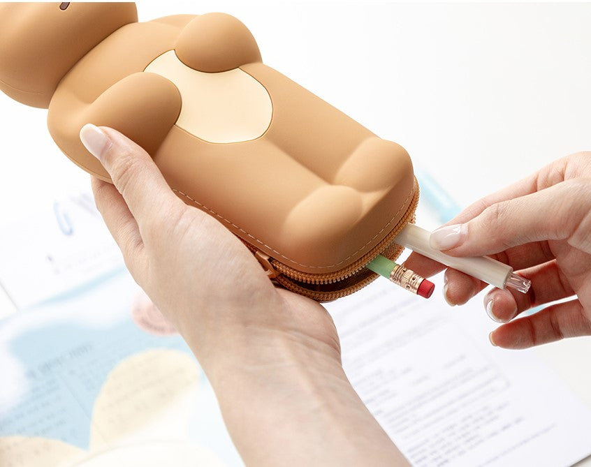 3D Bear Soft Bear Pencil Case/Beauty cosmetic Pouch School Office