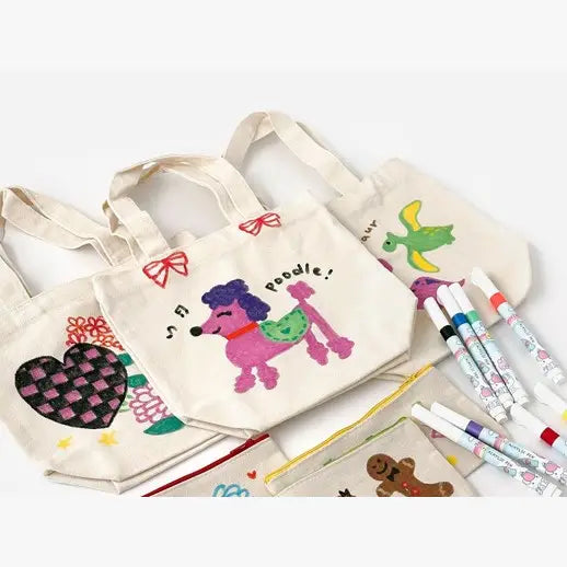 12 Acrylic pen + Mini Echo bag Set / DIY Set Kit