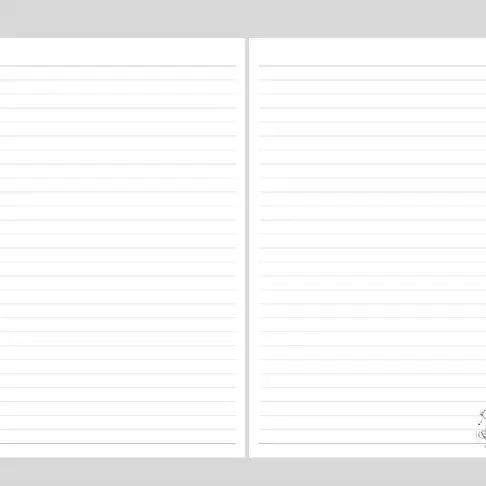 Peanuts Snoopy Tab-Cover Lined Notebook – A5 Size