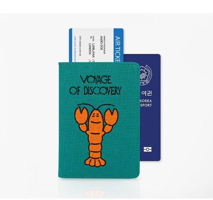 1537 Passport Cover Protect Travel Wallet-Luxury Embroidered