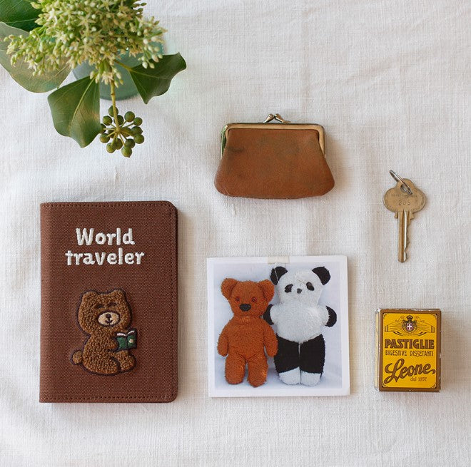 1537 Passport Cover Protect Travel Wallet-Luxury Embroidered