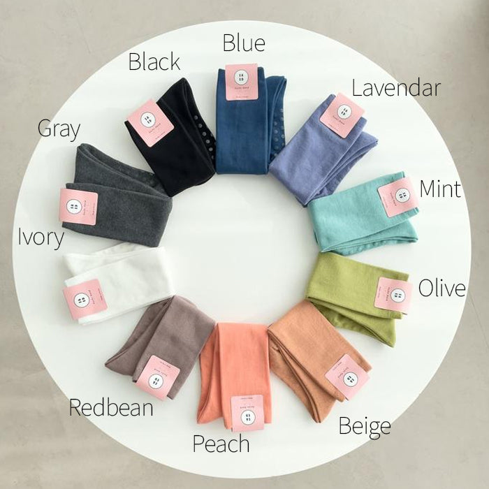 Balance Grip Knee-High Yoga Socks Non slip Made in Korea