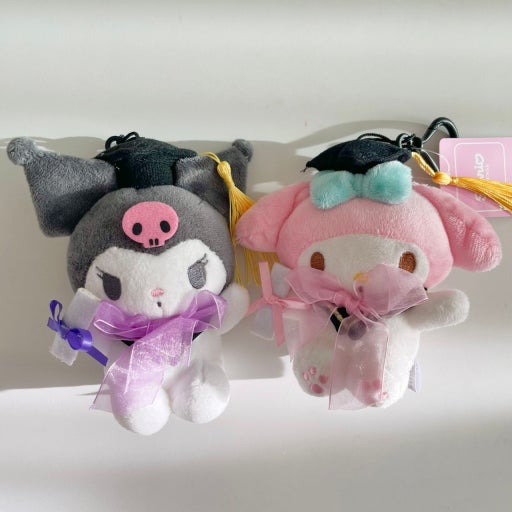 Sanrio Graduation Cap Bag Charm Keyring