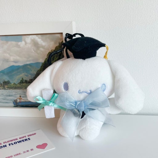 Sanrio Graduation Cap Bag Charm Keyring