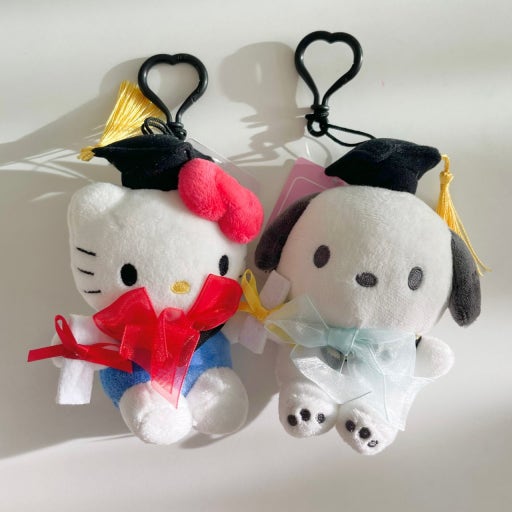 Sanrio Graduation Cap Bag Charm Keyring