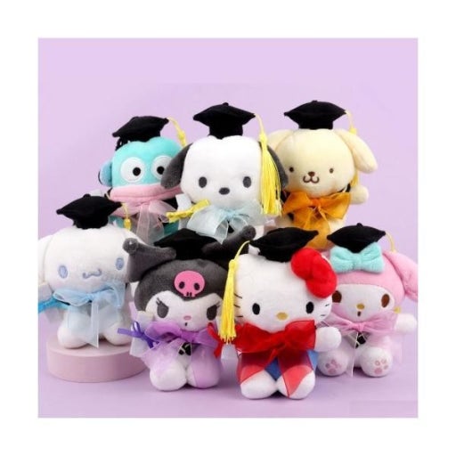 Sanrio Graduation Cap Bag Charm Keyring