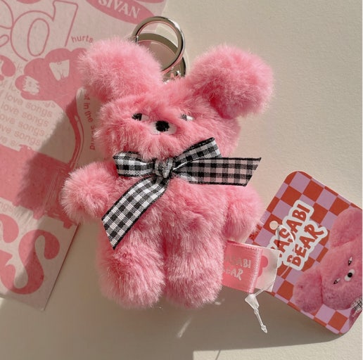 WASABI BEAR Plush Keychain- Official