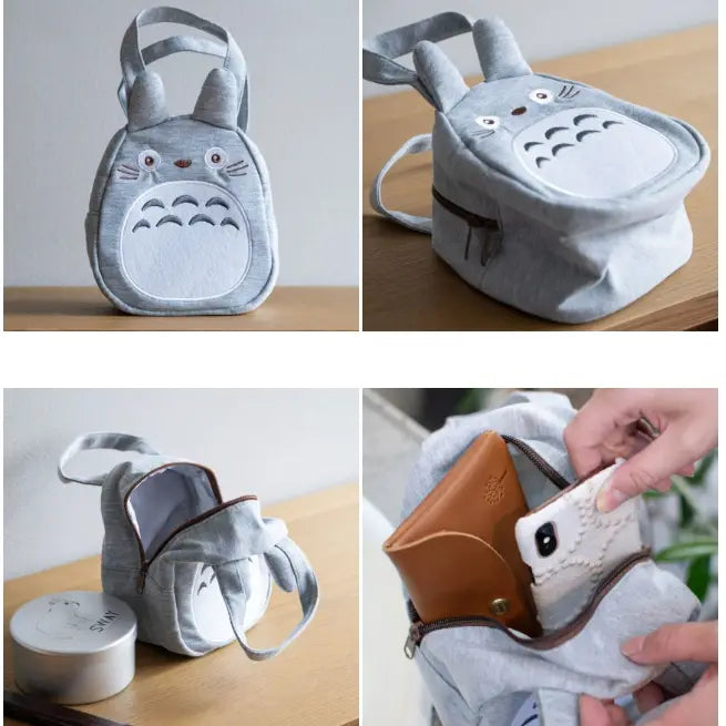 Totoro Multi Tote Bag/ Luch Bag