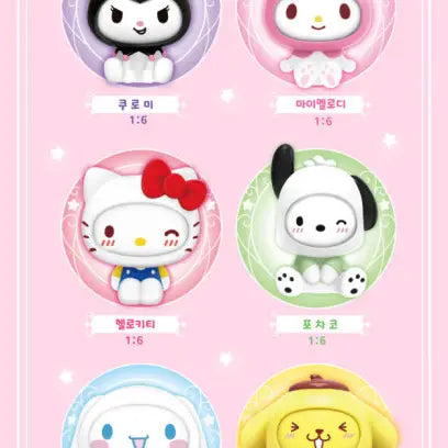 Sanrio Face off Collectable blind Random Figure BOX - Luckyplanetusa