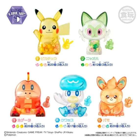 Bandai Pokémon Crystal Coat Figure – Series 5 (Random Box)