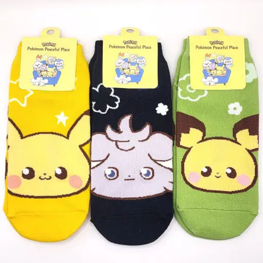 Pokémon Peaceful Place Character Socks