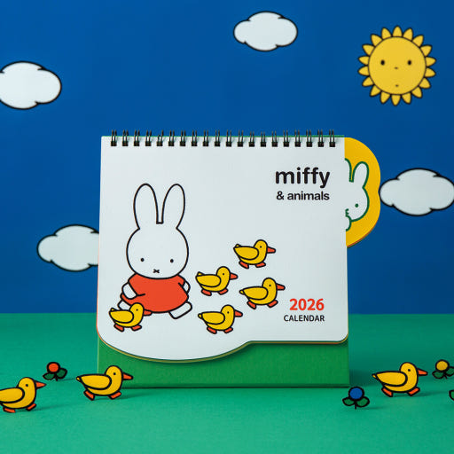 Miffy & Animals 2026 Desk Calendar