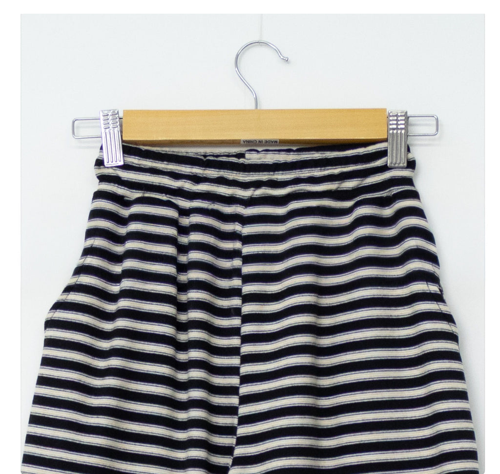 Soft Fleece Stripe Flare Pants