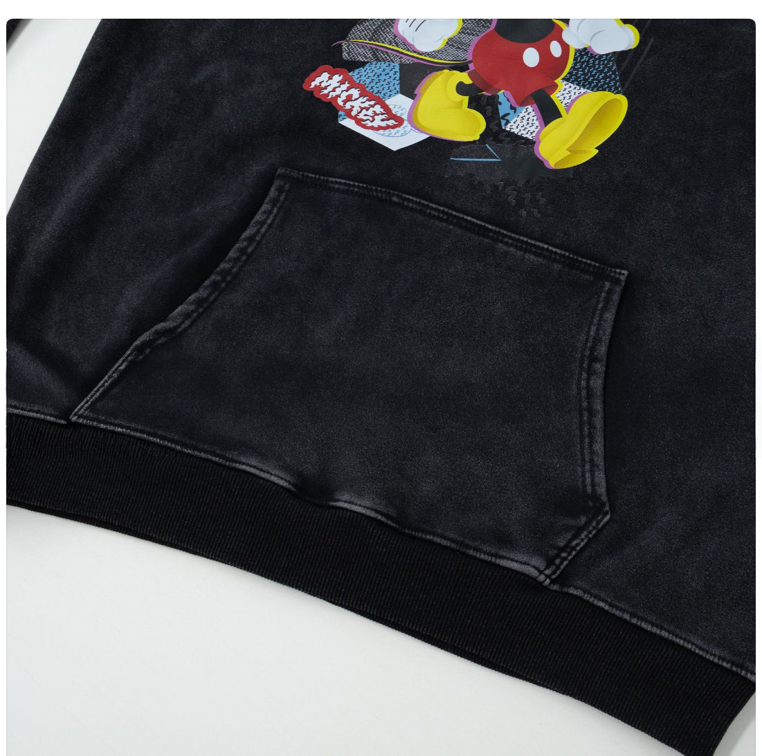 Mickey Retro Velvet-Wash Hoodie