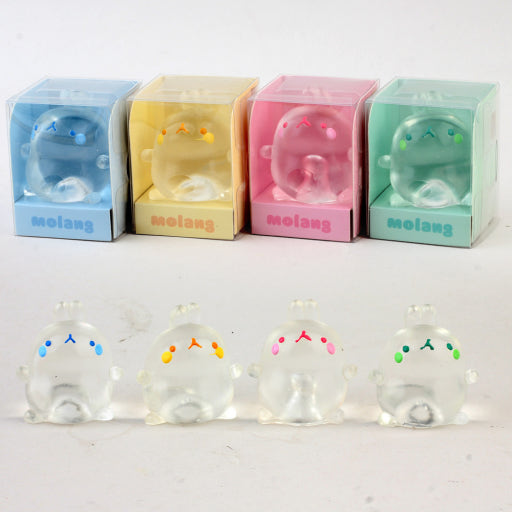 Molang Clear Mochi Squishy Figure Fidget Toy- Random Box - Luckyplanetusa