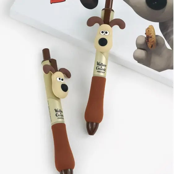 Wallace & Gromit Character Mini Gel Pens – Gromit & McGraw