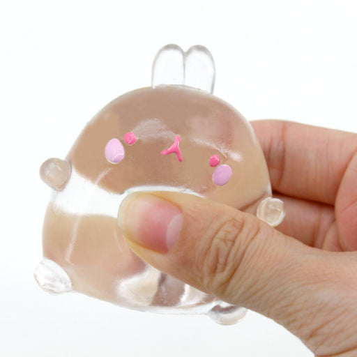 Molang Clear Mochi Squishy Figure Fidget Toy- Random Box - Luckyplanetusa