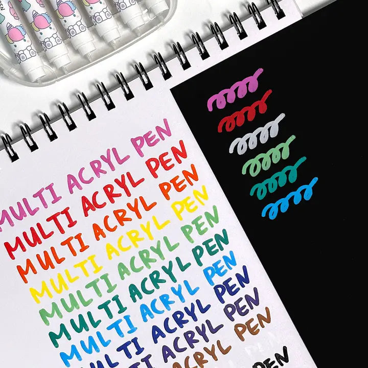 12 Acrylic pen + Mini Echo bag Set / DIY Set Kit